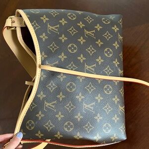 Louis Vuitton Brown and Gold Monogram Crossbody